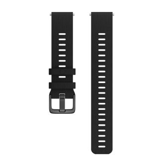 POLAR WRIST BAND 20MM SILICONE BLACK S-L