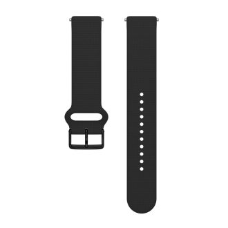 POLAR WRIST BAND 20MM SILICONE NIGHT BLACK S-L T