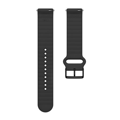 POLAR WRIST BAND 20MM SILICONE NIGHT BLACK S-L T