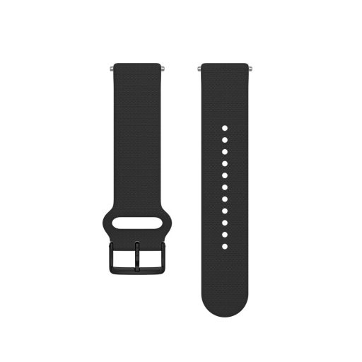 POLAR WRIST BAND 20MM SILICONE NIGHT BLACK S-L T