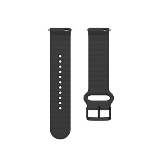 POLAR WRIST BAND 20MM SILICONE NIGHT BLACK S-L T