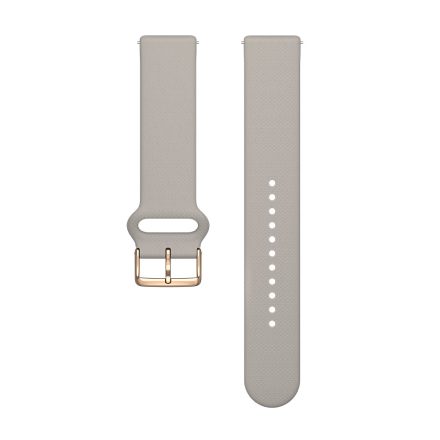 POLAR WRIST BAND 20MM SILICONE GREIGE GOLD S-L T