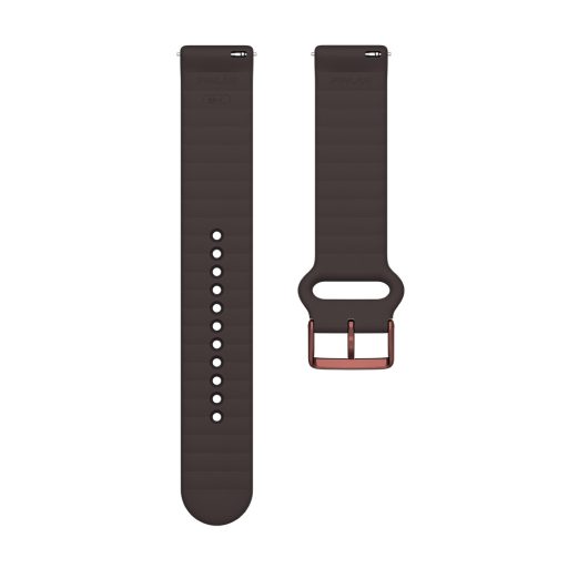 POLAR WRIST BAND 20MM SILICONE BROWN COPPER S-L T