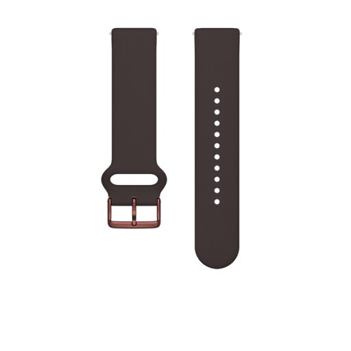POLAR WRIST BAND 20MM SILICONE BROWN COPPER S-L T
