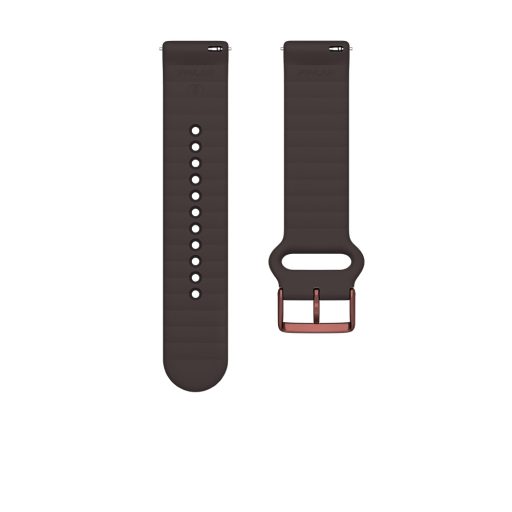 POLAR WRIST BAND 20MM SILICONE BROWN COPPER S-L T