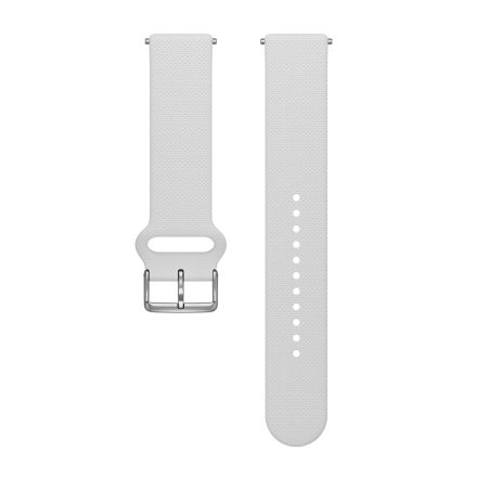 POLAR WRIST BAND 20MM SILICONE WHITE S-L T