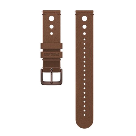 POLAR WRIST BAND 20MM LEATHER COGNAC M/L