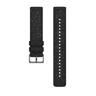 POLAR WRIST BAND 20MM FKM OBSIDIAN CRYSTAL BLACK S/M