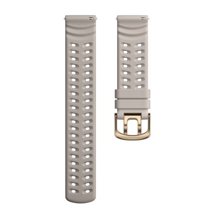 POLAR WB 22MM SIL GREI/GLD SPORT S-L 
