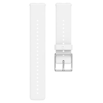 POLAR SILICONE WRISTBAND 20MM WHITE M/L