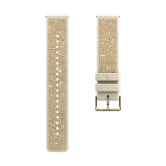 POLAR WRIST BAND 20MM FKM/CRYSTAL GOLD S
